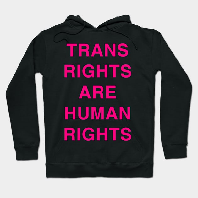 Trans Rights Are Human Rights Hoodie by Flippin' Sweet Gear